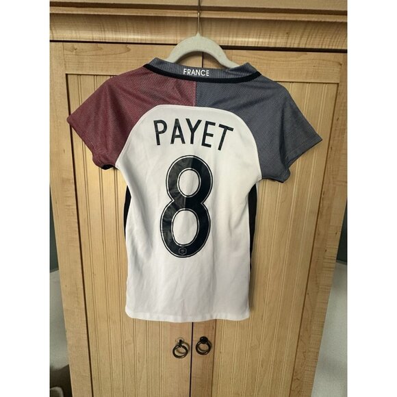 France Euros Away Payet #8 Women’s Soccer Jersey Football Size Small - Picture 2 of 4